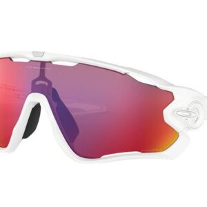 Oakley Jawbreaker Bianco Lucido Prizm Road - Occhiali
