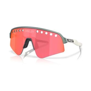 Oakley Sutro Lite Sweep Matte Silver/blue Colorshift Lente Prizm Trail Torch - Occhiali da Sole