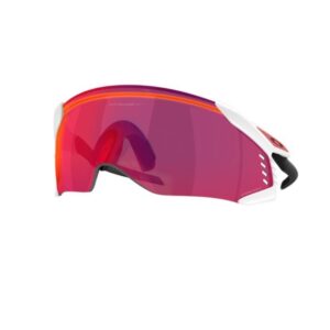 Oakley Velo Kato Matte White Lente Prizm Road - Occhiali da Sole