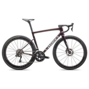 Specialized S-works Tarmac Sl8-gloss Solidity / Red To Black Pearl / Metallic White Silver- Bici da Strada
