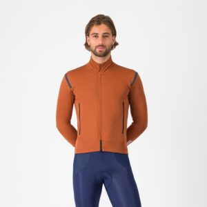 Castelli Perfetto Ros 3 Polartec Mocha - Giacca Invernale
