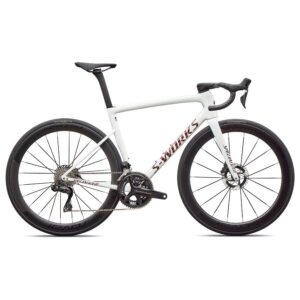 Specialized S-works Tarmac Sl8-gloss Metallic White Silver / Pearl / Black-bici da Strada