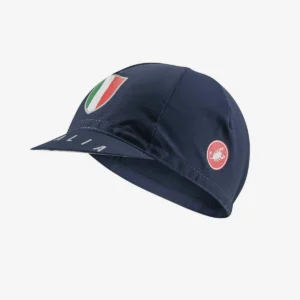 Castelli Cappello Cycling Italia Blu - Cappello