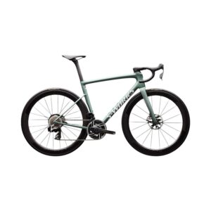 Specialized S-works Tarmac Sl8-gloss Premium Fjord Metallic / White Metallic Silver-bici da Strada
