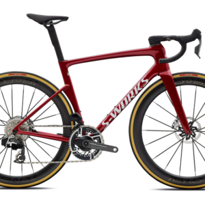 Specialized S-Works Tarmac SL9-Gloss Ruby Metallic / White Silver Metallic-Bici da strada
