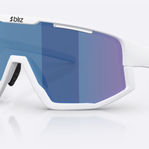 Bliz fusion matte white smoke w blue multi - occhiali da sole